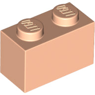 LEGO® los onderdeel Steen in kleur Lichte Noga 3004